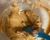 A picture of step 3 of Biscoff cheesecake.