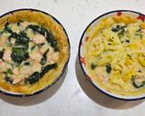菠菜鮭魚鹹派(在冰箱裡謎食#20)的食譜步驟3照片
