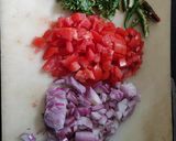 A picture of step 2 of Panchmel dal.