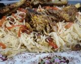 A picture of step 11 of Kabuli pulao.