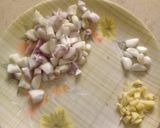 A picture of step 1 of Mash ki Daal.