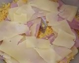 Foto do passo 2 de Cuscuz recheado com presunto e queijo