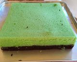 Foto langkah ke 5 dari resep Brownies Pandan Kukus 😘 re-cook resep JE debloom 👍.