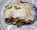 A picture of step 4 of Chicken lasanga.
