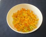 A picture of step 2 of Focaccia with Zucchini Blossoms.