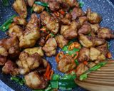 Foto langkah ke 4 dari resep Ayam Popcorn Goreng Pandan.