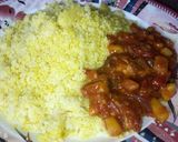 A picture of step 6 of Curry cous cous with Irish potatoes sauce.