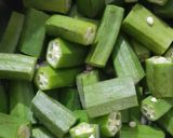 A picture of step 1 of Masala Bhindi Do Pyaza.