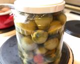 Zöld paradicsom savanyúság 🍅 recept fázis 5 fotója