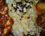 A picture of step 24 of Tabrizi advieh polow (pilaf).