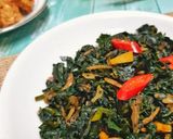 Foto langkah ke 3 dari resep Tumis Rebon Daun Lotes.