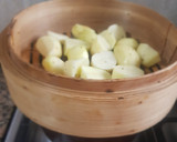 Foto del paso 7 de la receta: Salmón con salsa de mostaza y papines al vapor