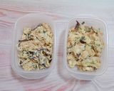 Hình bước làm 5 của món Trứng bác củ cải khô mộc nhĩ (Meal prep)