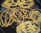 A picture of step 6 of Homemade Jalebi recipe 😋.