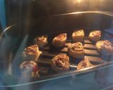 A picture of step 4 of Medjool Dates With Blue Cheese Roll Puff Pastry Pinwheel.