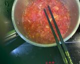 Hình bước làm 1 của món Spaghetti (kiểu Việt Nam)