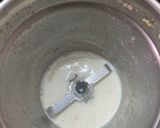 A picture of step 3 of Lapsi carrot halwa with jaggery.
