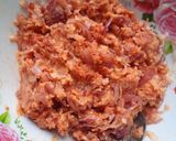 Foto langkah ke 2 dari resep 050. Botok Tahu Udang Kemangi.