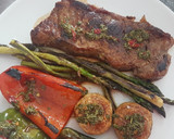 Foto del paso 3 de la receta: Parrillada de verduras con entrecot y salsa chumichurri