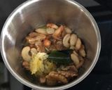 A picture of step 2 of Bombay walnut Carrot Salad with cashews.