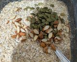 A picture of step 4 of Oats Cookies with Banana and Nuts.