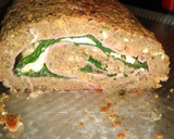 Foto del paso 3 de la receta: Pan de carne relleno de espinacas, jamón y queso