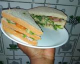 A picture of step 7 of Chicken sandwich.