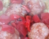 Foto del paso 8 de la receta: Albóndigas con puré de patatas y salsa de tomate con refrito