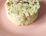 Une image de l'étape 4 de Salade de riz, courgettes,jambon.