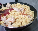 Foto del paso 14 de la receta: Pollo 🐔 con tornillo 🔩 (pasta)