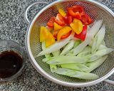 รูปขั้นตอนการทำที่ 2 ของ หมูน้ำค้างผัดต้นหอมญี่ปุ่น