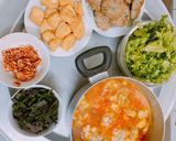 Hình bước làm 10 của món Bún riêu