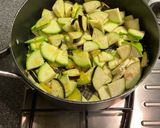 A picture of step 2 of Simple Fusilli vegetarian pasta.