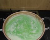 Foto langkah ke 3 dari resep Agar-agar tape ketan hijau.