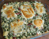 Foto del paso 3 de la receta: Gratinado primaveral de cardo, espárragos y guisantes