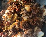 A picture of step 2 of Nacho ‘lasagne’.