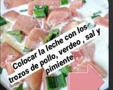 Foto del paso 1 de la receta: Pasta con salsa cremosa de pollo y jamón❣️