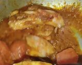 A picture of step 3 of Three Spices Arvi And Chicken Gravy.