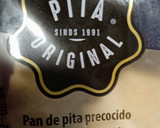 Foto del paso 1 de la receta: Pan de pita relleno vegetal y jamón y queso