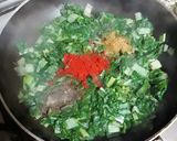 Foto del paso 19 de la receta Alubias pintas con acelgas y brotes verdes de cebolletas tiernas