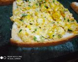 A picture of step 2 of Sweetcorn sandwich.