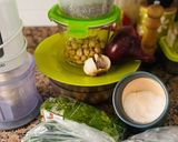 Foto del paso 1 de la receta: Falafel libanés 🥒 🍀 🍅 🌮