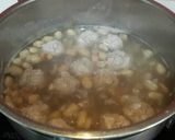 Hình bước làm 4 của món Canh bí đỏ đậu phộng
