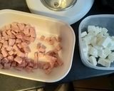 Une image de l'étape 2 de Pizza jambon mozza.