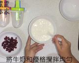 蔓越莓優格冰棒，輕卡消暑的食譜步驟1照片