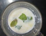 A picture of step 2 of Panchamrit (Auspicious Drink).