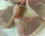A picture of step 2 of Lamb Chops with Mushroom Catsup.
