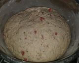 Foto del paso 23 de la receta: Pan con cantimpalo aceitunas moozarella y morrón. ❤️🥖