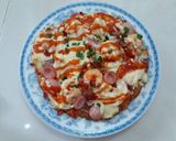 Hình bước làm 3 của món Pizza keto