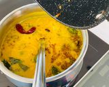 A picture of step 5 of Fajeto (Mango pulp soup).